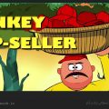 داستان انگلیسی مرد کلاه فروش و میمون