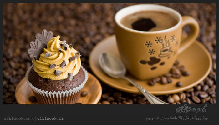 کاپ کیک شیر و قهوه و طرز تهیه آن - ویکی ووک
