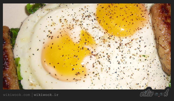آیاخوردن تخم مرغ با فلفل سیاه مفید است؟ / ویکی ووک