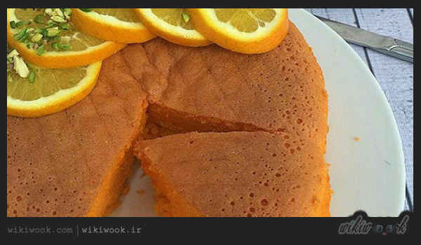 کیک پرتقالی با سس پرتقال و طرز تهیه آن / ویکی ووک